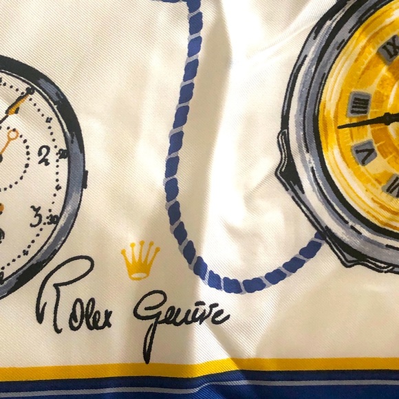 Rolex Scarf Authentic RARE Brand New Never Used Collectors Piece Stunning😊 - Picture 6 of 12